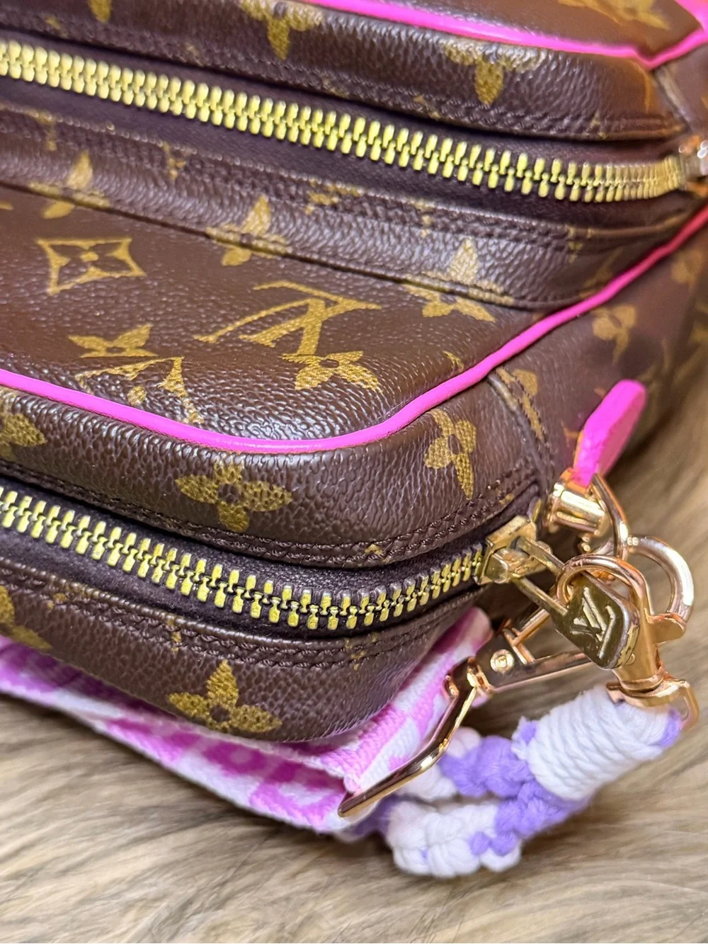 Louis Vuitton Brown Monogram Crossbody Amazone